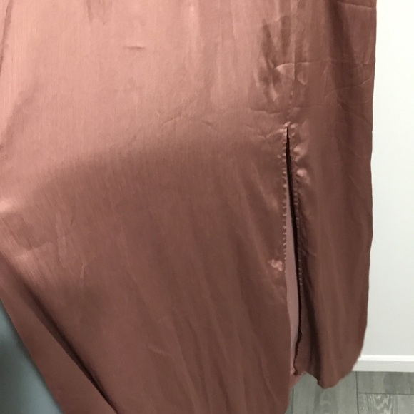 NWT BALTIC BORN PRAGUE Silky Copper Pink Brown maxi Dress XXXL - Picture 4 of 13
